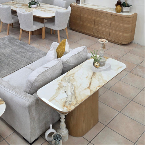 Olympus Hall Table With Ceramic Top