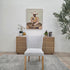 Tobago Dining Chair In Oatmeal Milan With Natural Leg