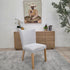 Tobago Dining Chair In Oatmeal Milan With Natural Leg
