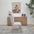 Tobago Dining Chair In Oatmeal Milan With Natural Leg