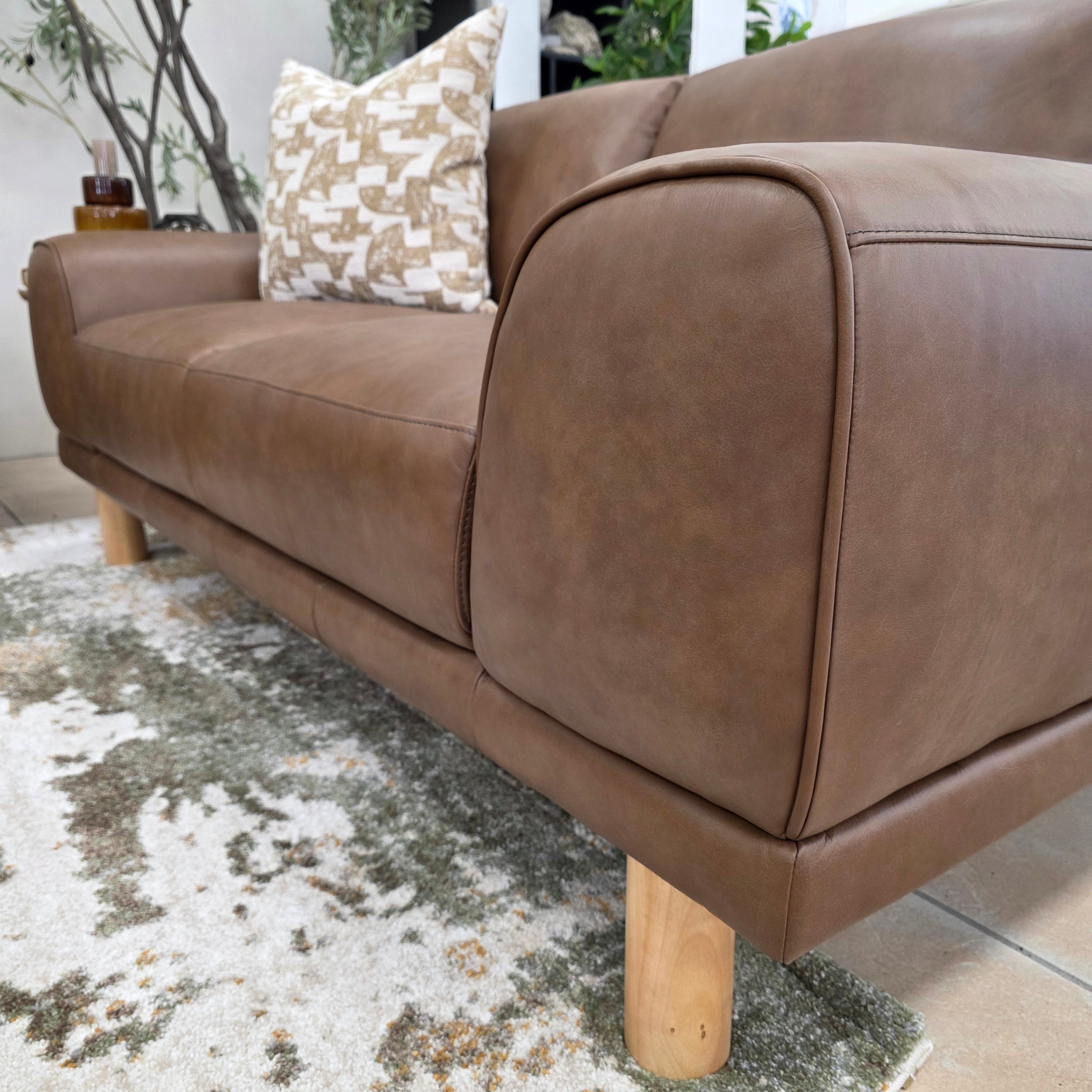 Dutton 2 Seater Sofa In Chocolate