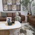 Dutton 3 Seater In Chocolate Leather