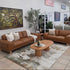 Dutton 3+2 Camel Colour Leather