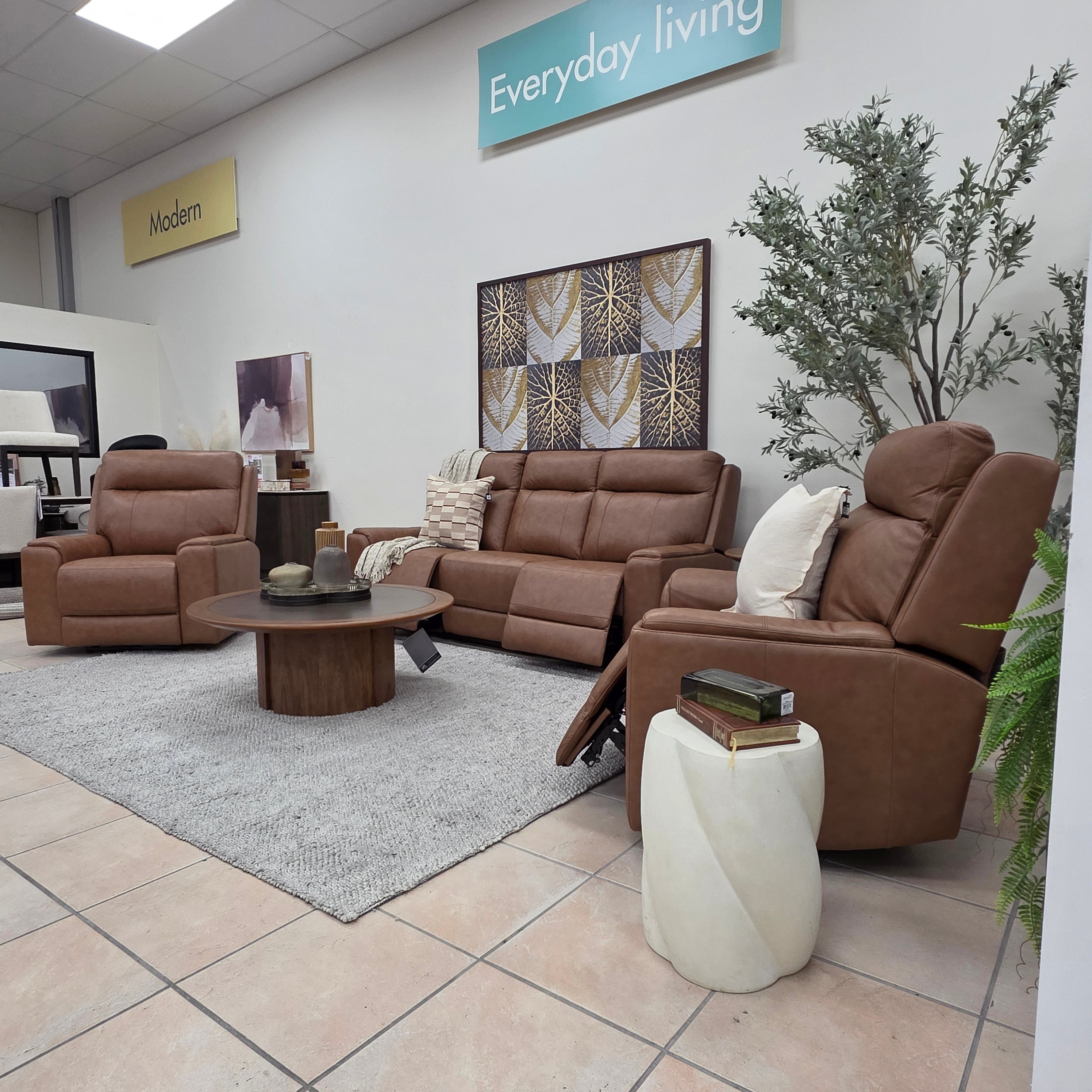 Nebraska 3+1+1 Triple Electric Motor Recliner Package
