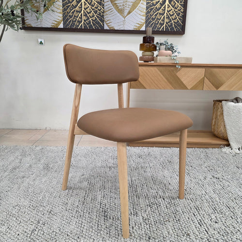 Ares Dining Chair In Tan
