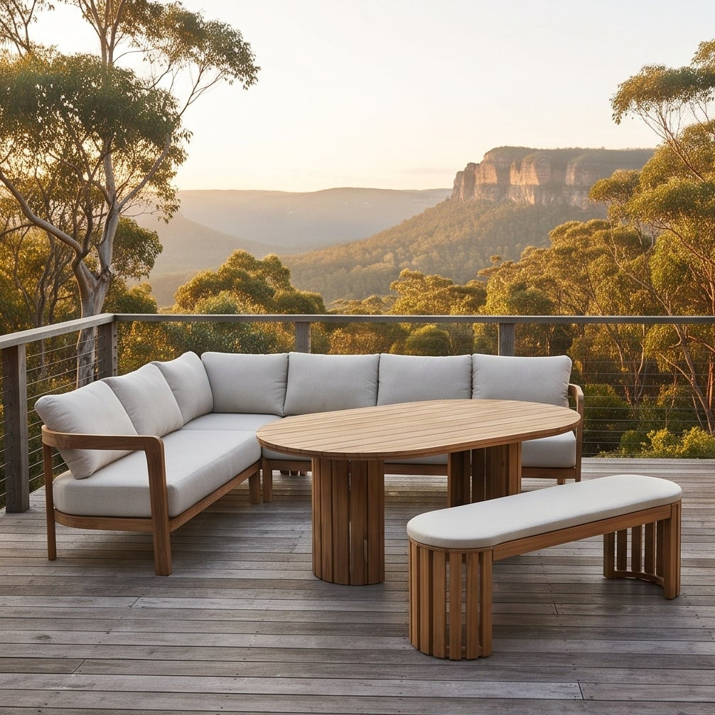 Volare Corner Outdoor Dining Package