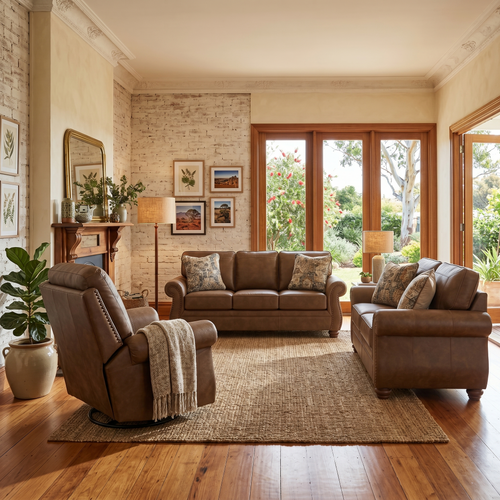 Sonoma 3+2+1 Sofa Package in Earth