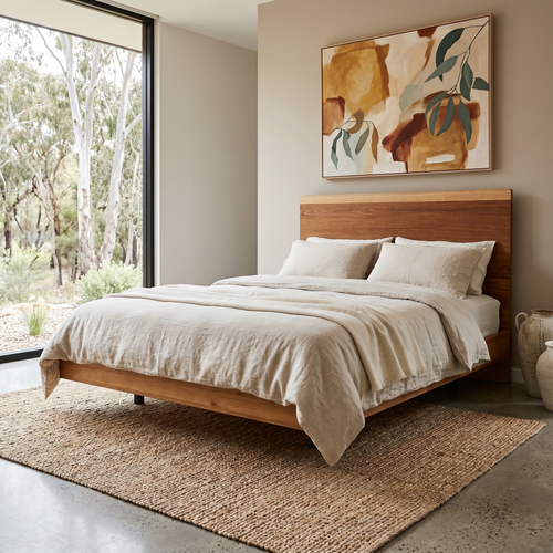 Highland Queen Size Bed Tasmanian Blackwood