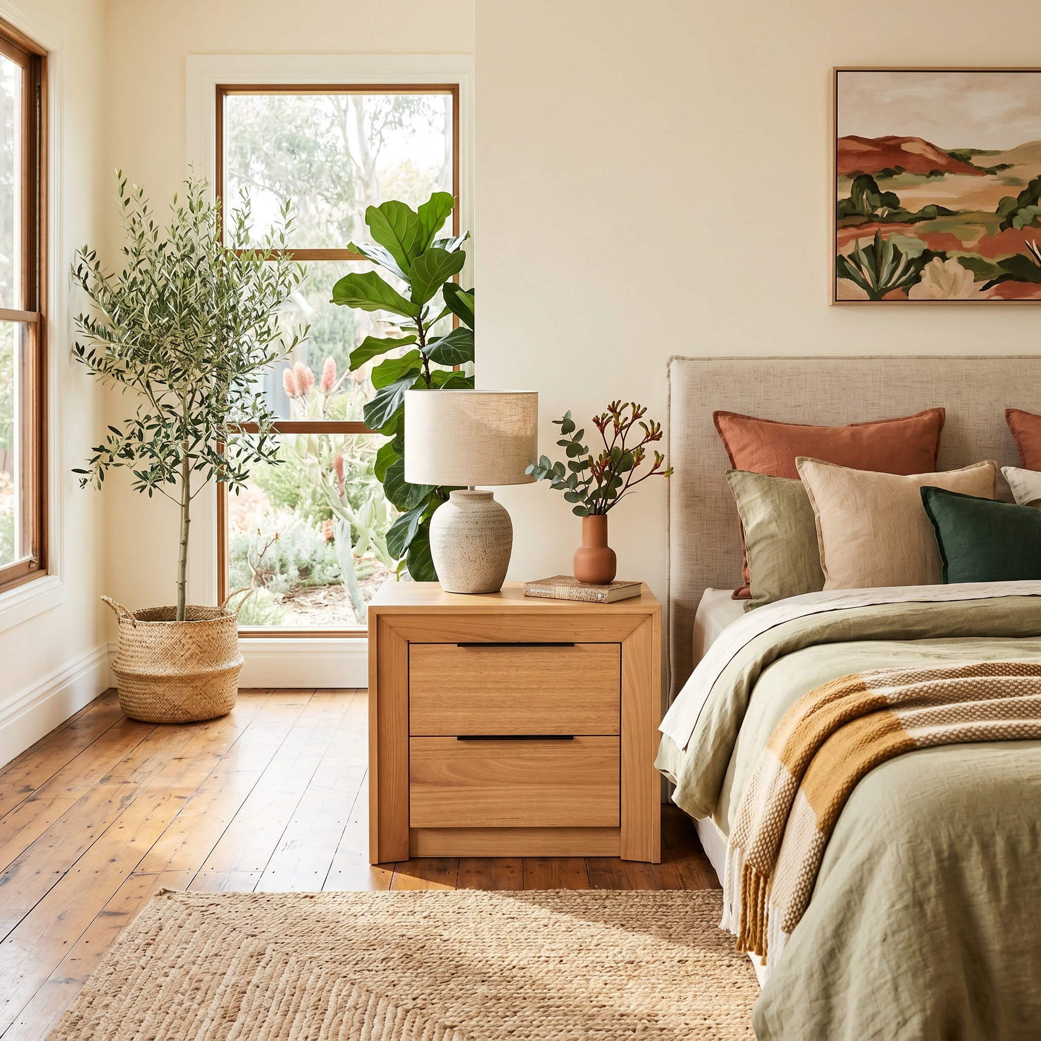 Ottaway Tasmanian Oak Bedside Chest