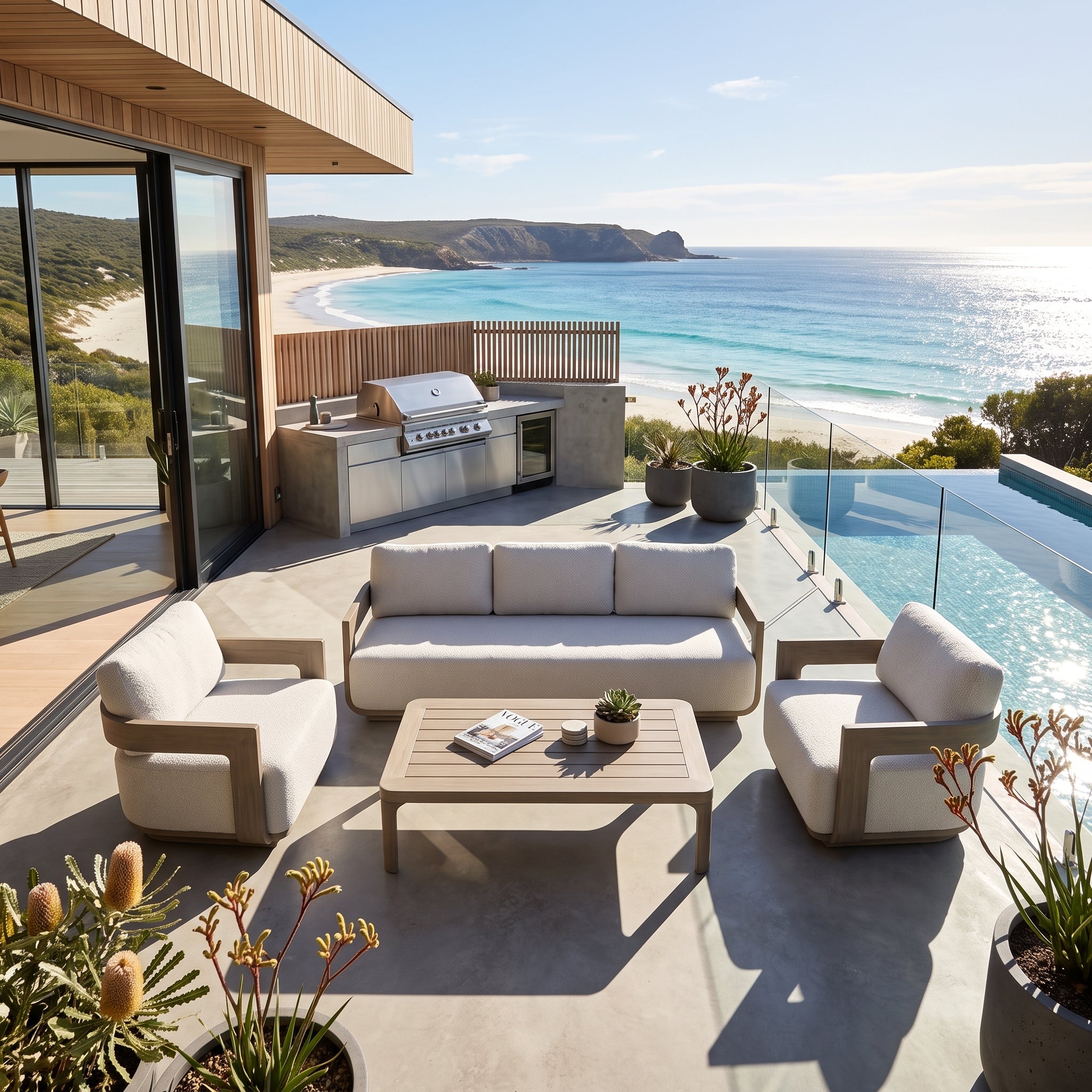 Trinidad 4 Piece Outdoor Lounge Package