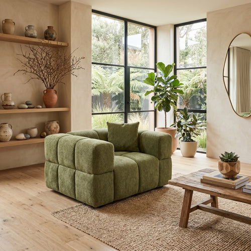 Bradshaw Arm Chair In Pesto