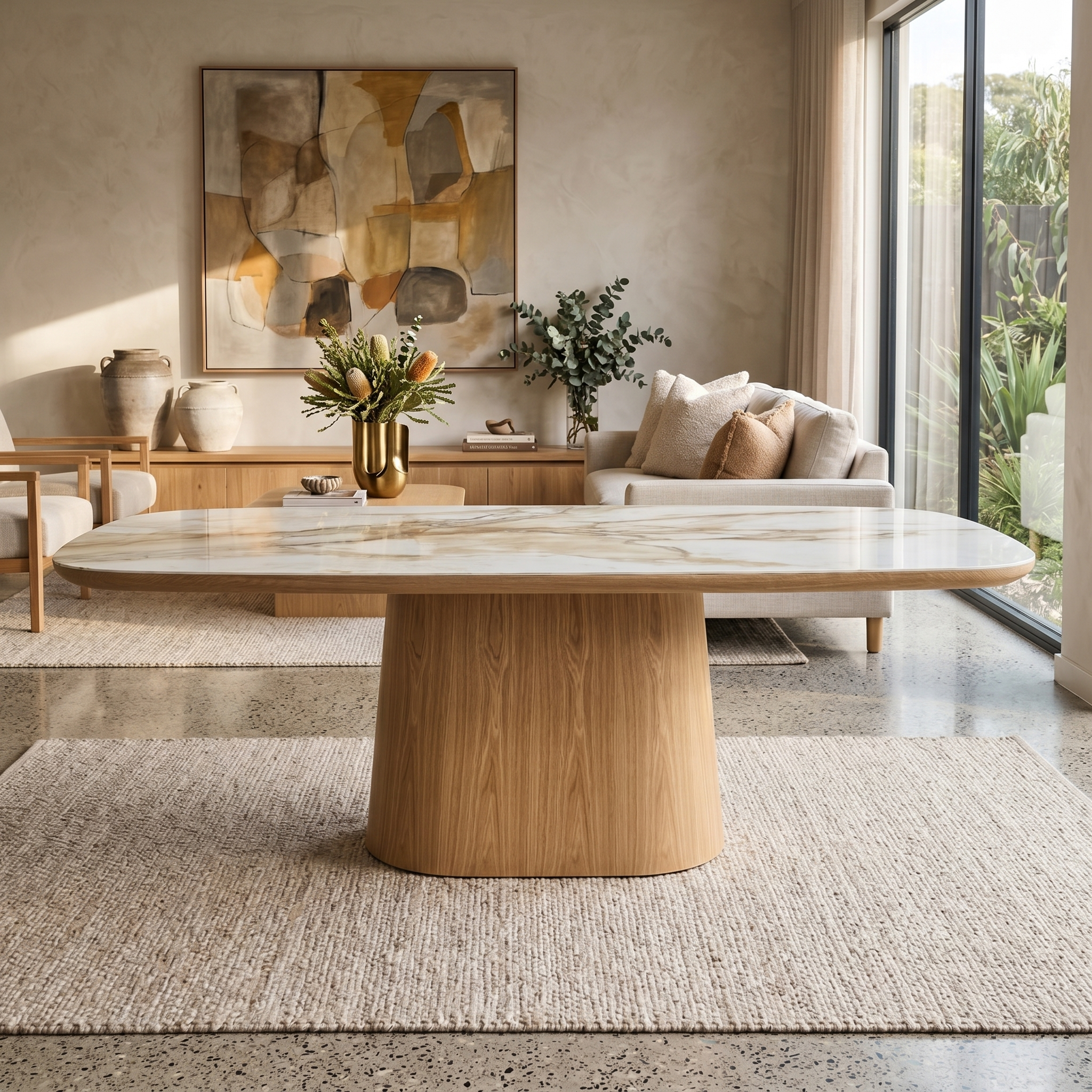 Olympus 210cm Dining Table With Ceramic Top