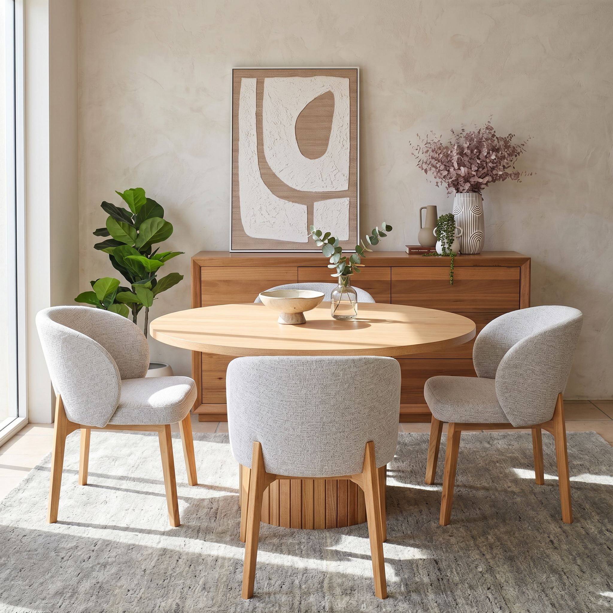 Morocco 5 Piece Round Dining