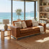 Bliss 3 Seater In Tan Leather