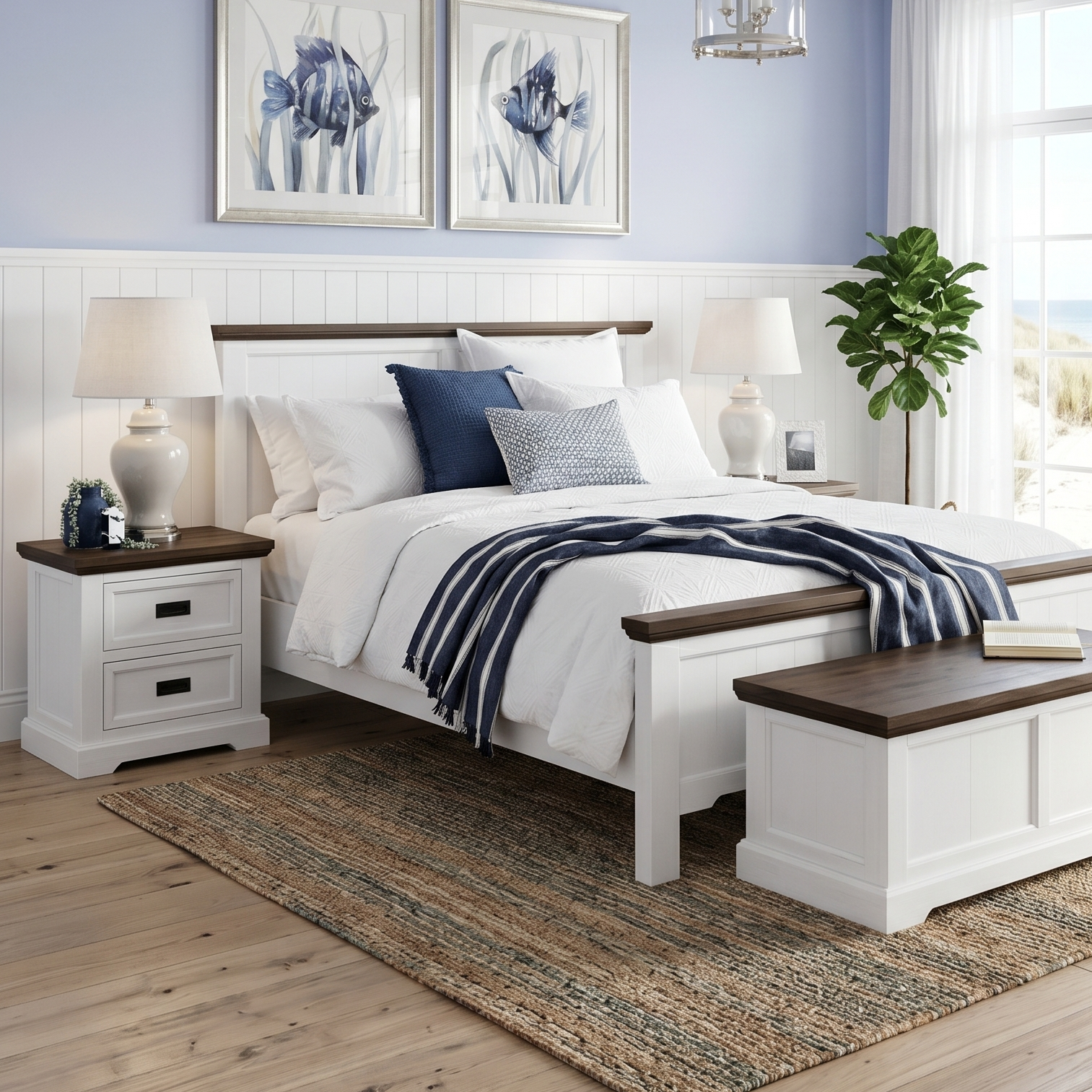 Hamptons Queen Size Beds