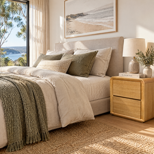 Cassandra Bedside Table In Tasmanian Oak