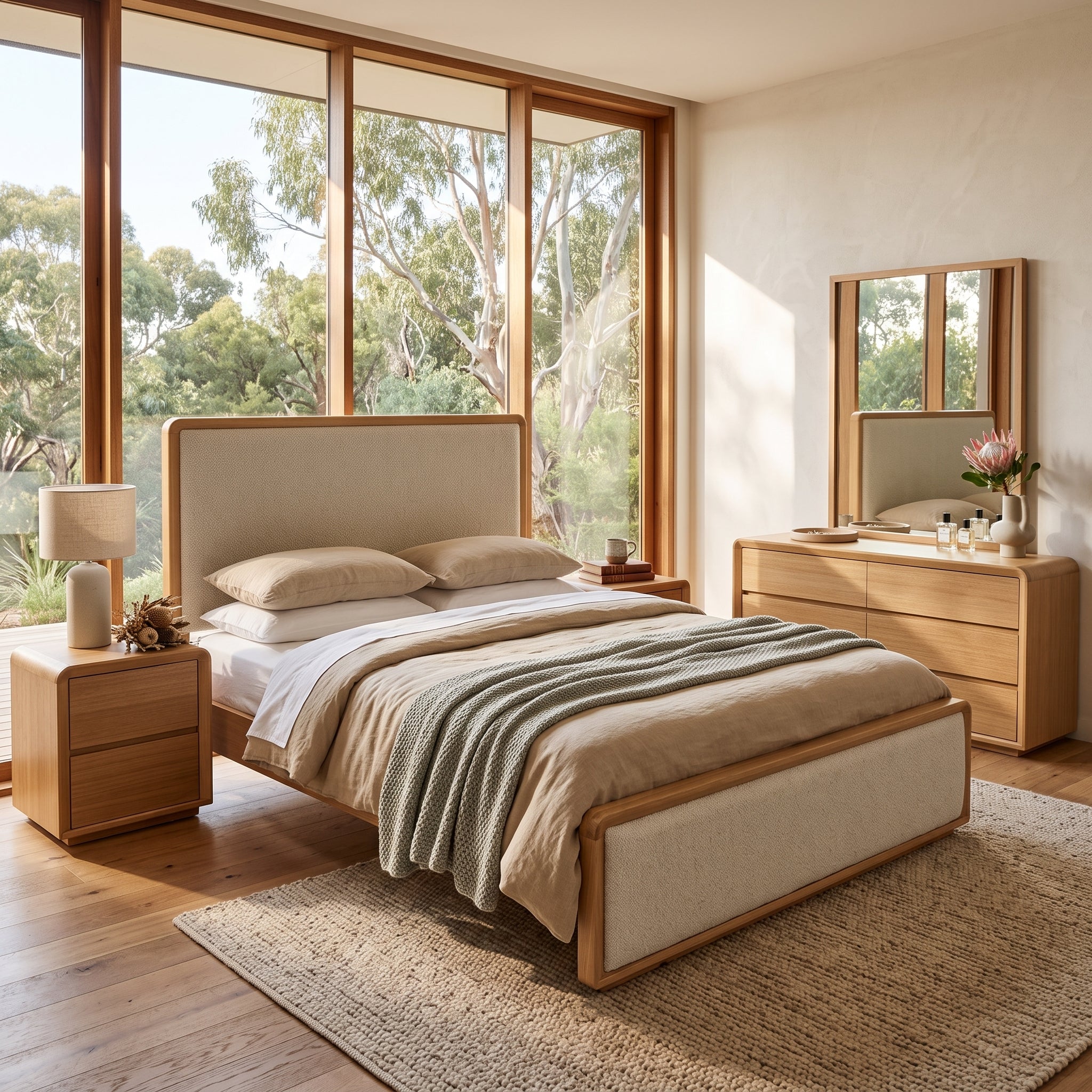 Cassandra 4 Piece Queen Dresser Package