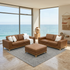Bliss 3+2 Seater Package In Tan Leather