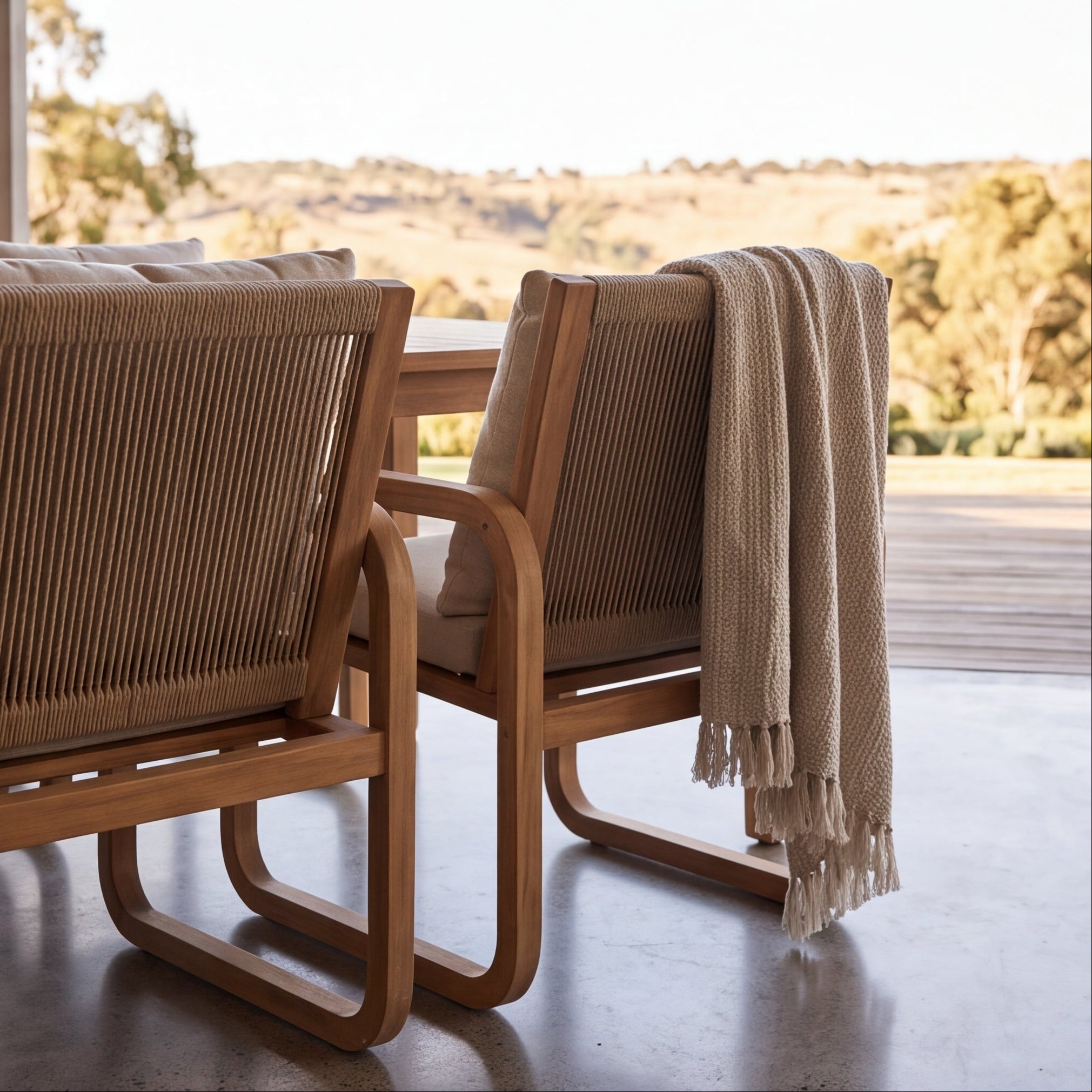 Lando 7 Piece Hardwood Outdoor Package