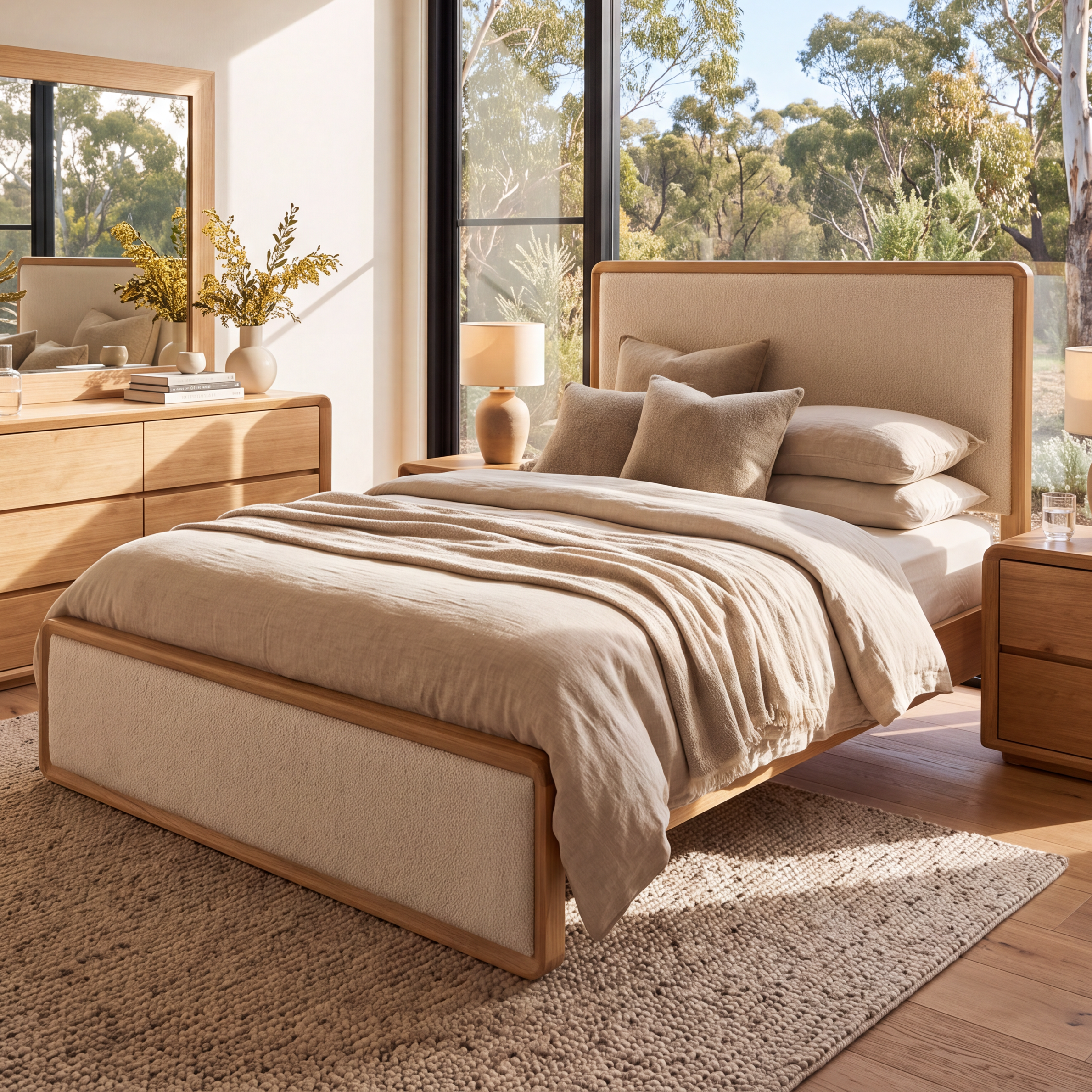 Cassandra 4 Piece Queen Dresser Package