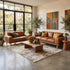 Dutton 3+2 Camel Colour Leather