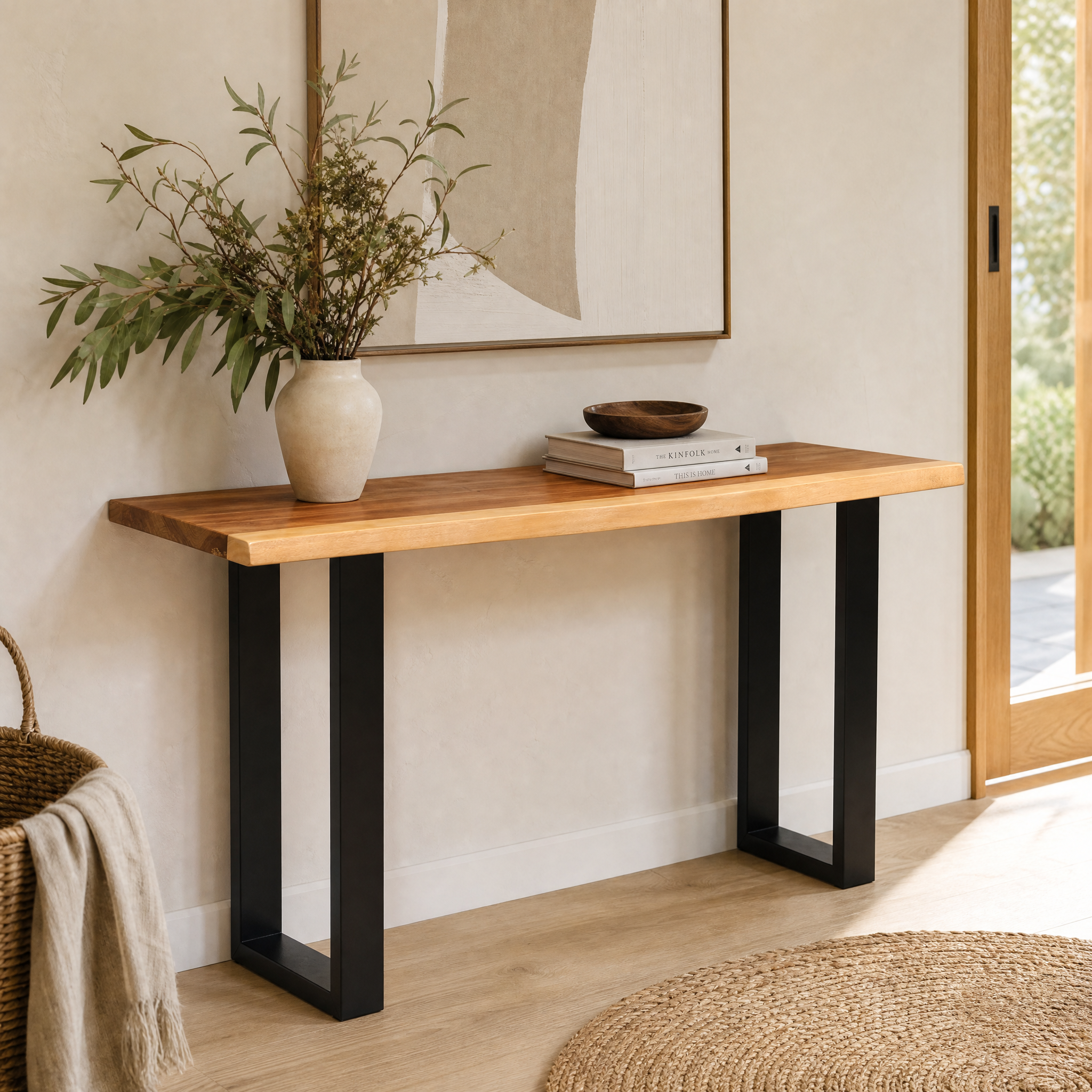 Highland Hall Table In Blackwood Timber