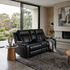 Nexus 2 seater in black leather
