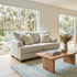 Pearce 2 Seater Sofa In Soft Grey