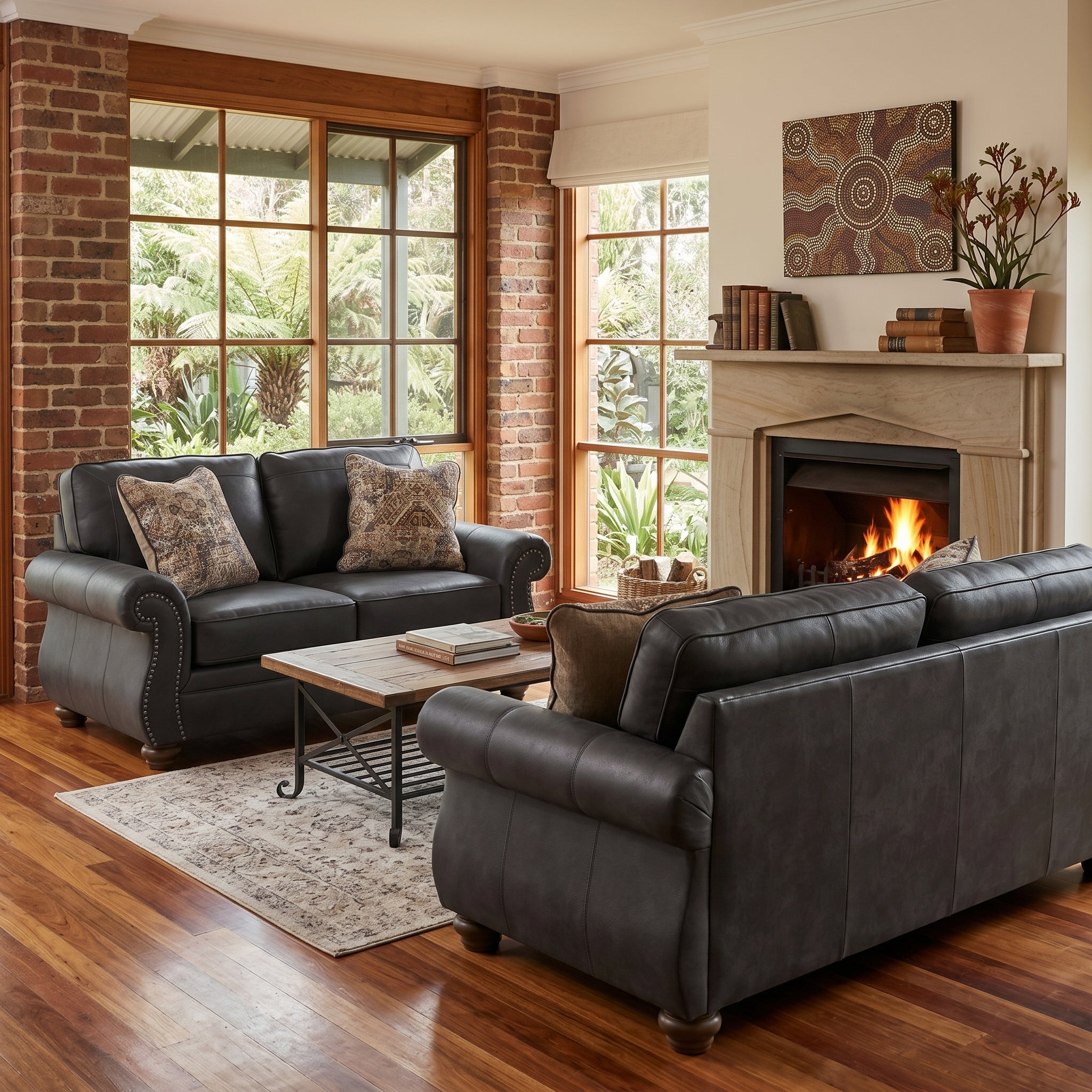 Sonoma 3+2 Sofa Package in Granite