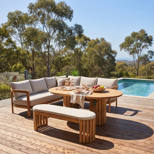 Volare Corner Outdoor Dining Package