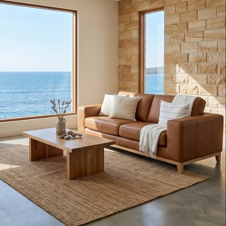 Bliss 3+2 Seater Package In Tan Leather