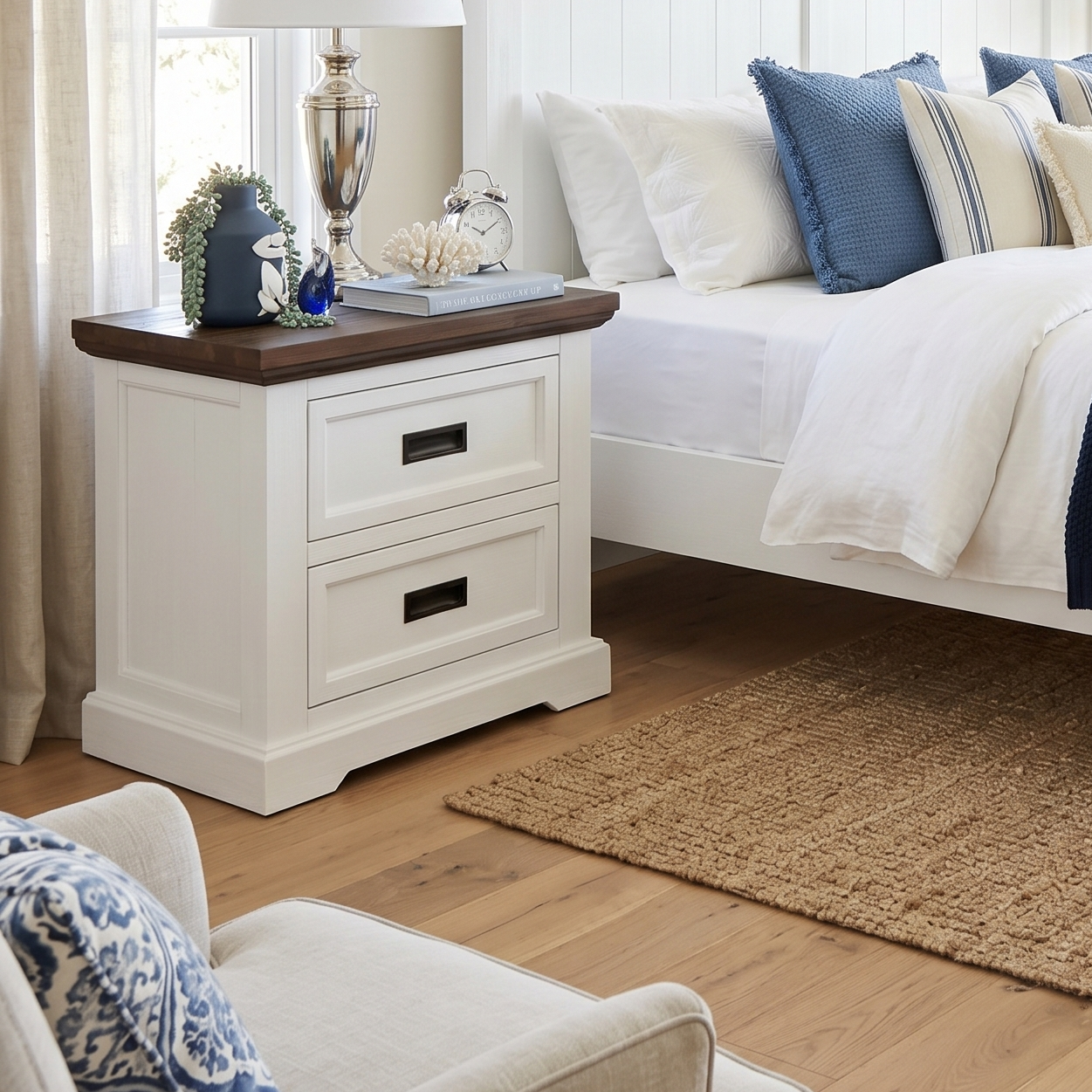 Hamptons Bedside Chest