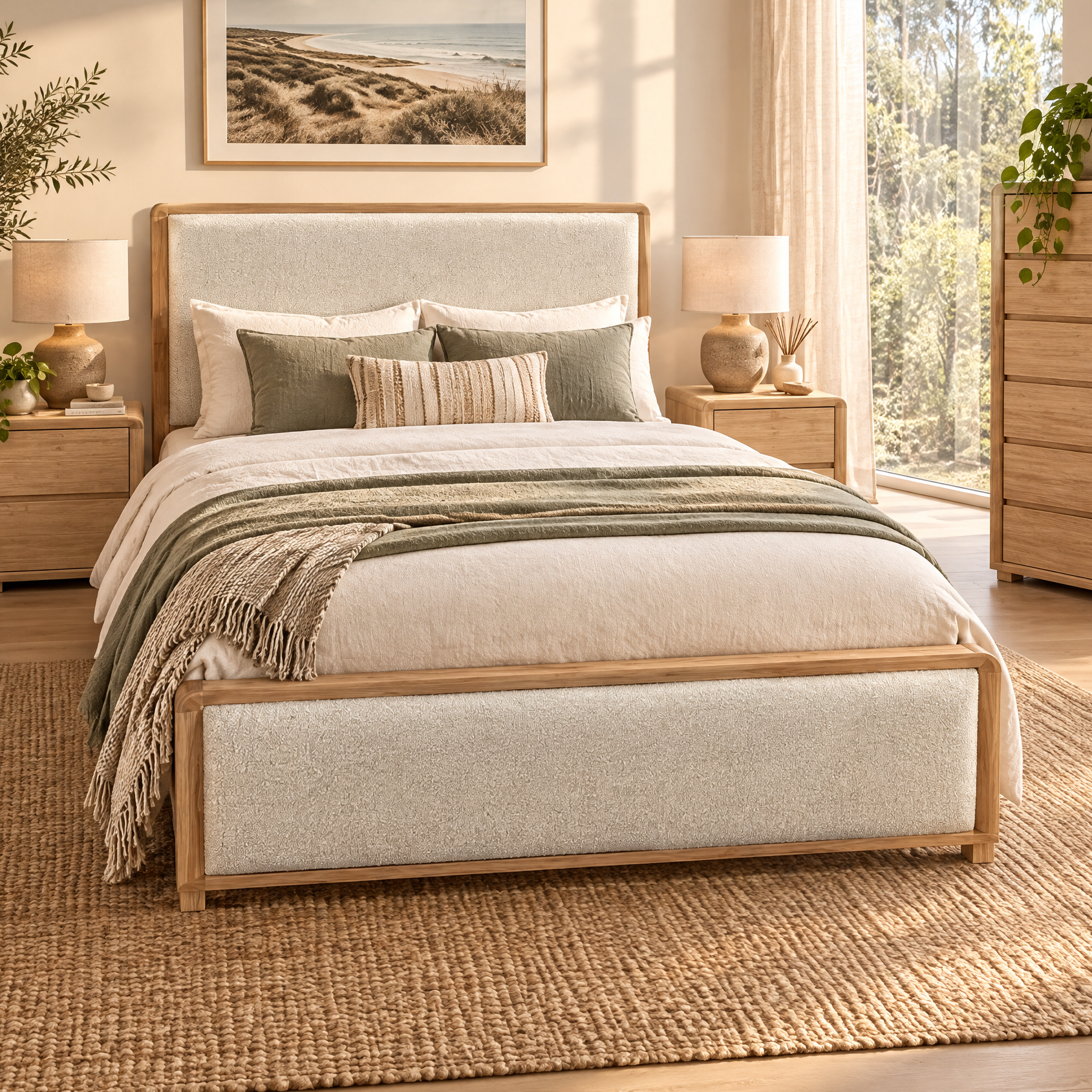 Cassandra King Bed In Tasmanian Oak