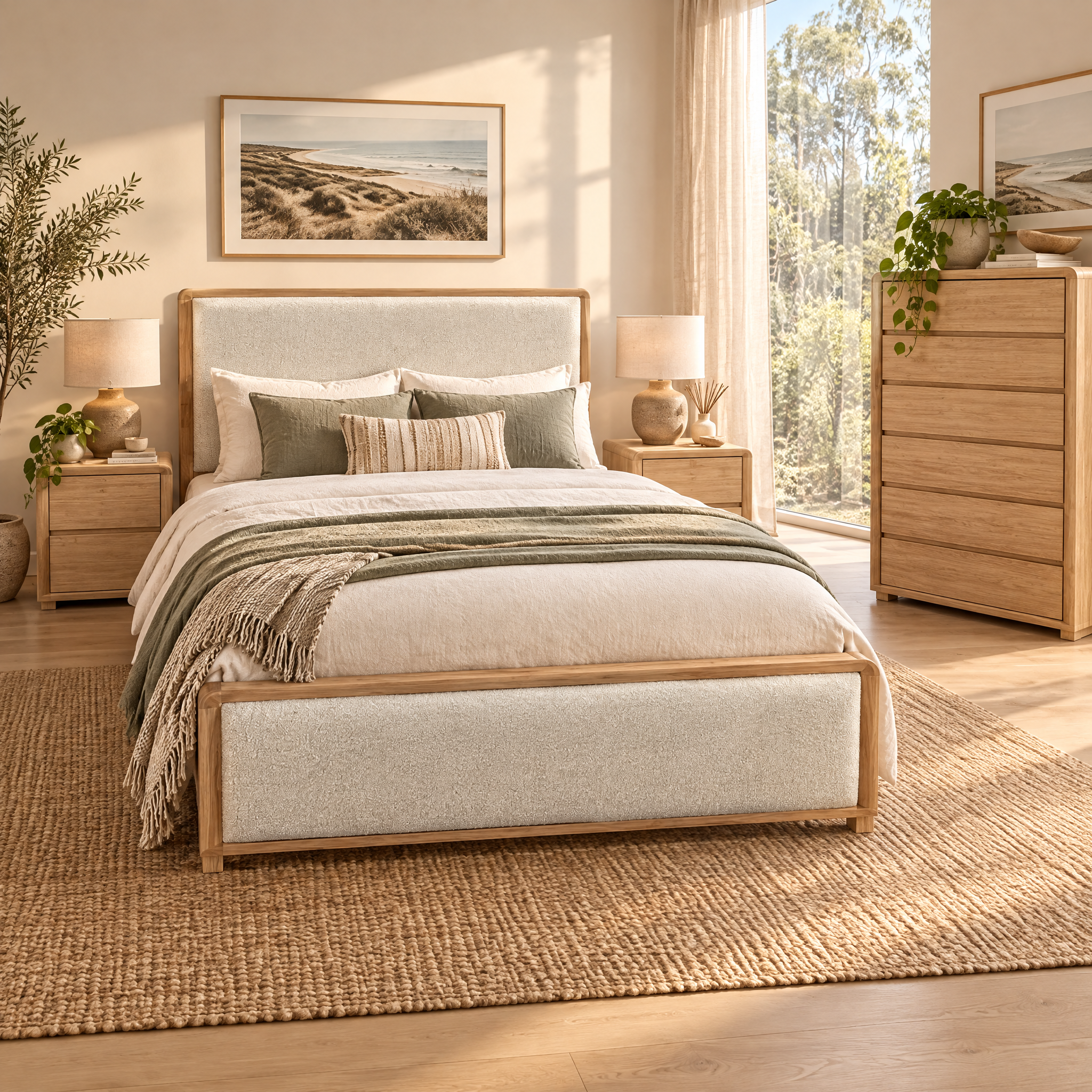 Cassandra 4 Piece King Tallboy Package