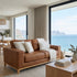 Bliss 2 Seater In Tan Leather