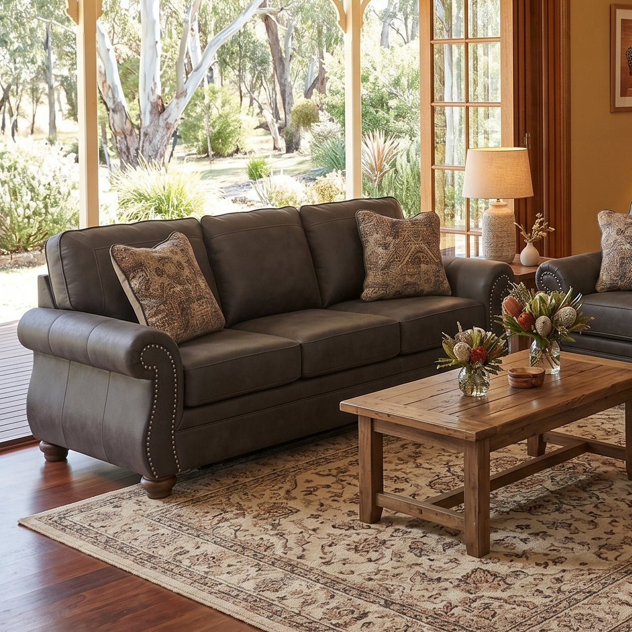 Sonoma 3 Seater Sofa In Granite