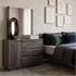 Vienna dressing table inc mirror in grey