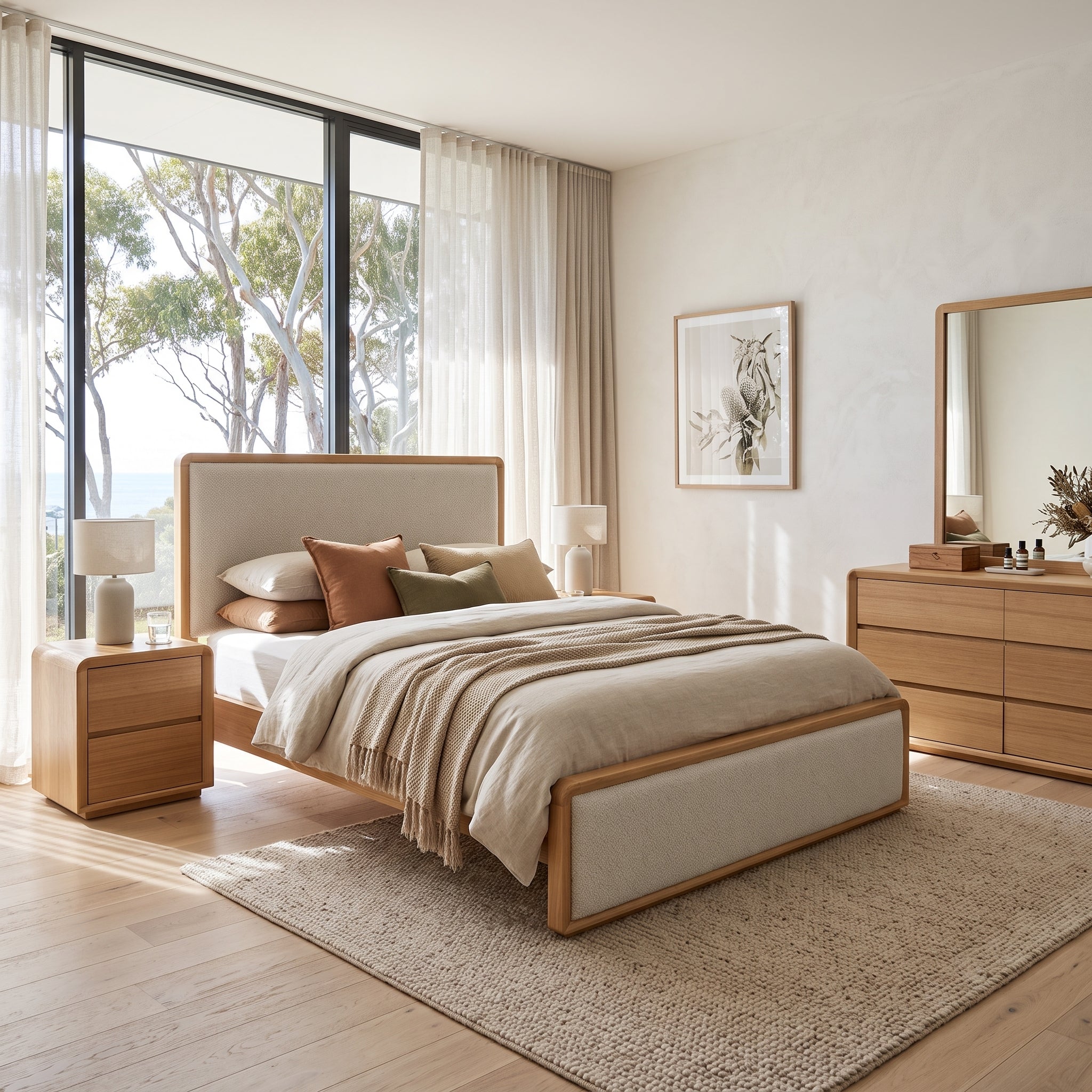 Cassandra 4 Piece Queen Dresser Package