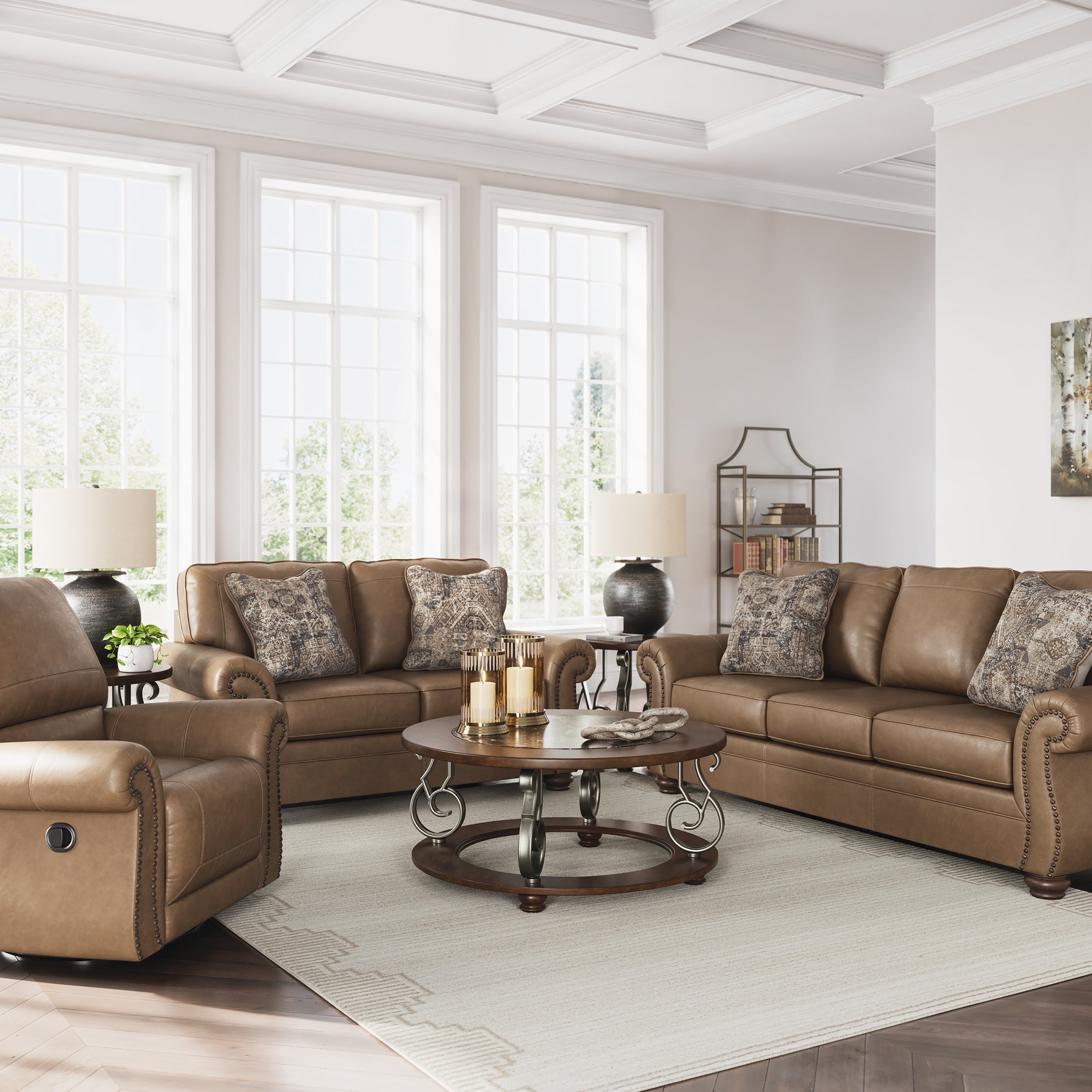Sonoma 3+2+1 Sofa Package in Earth