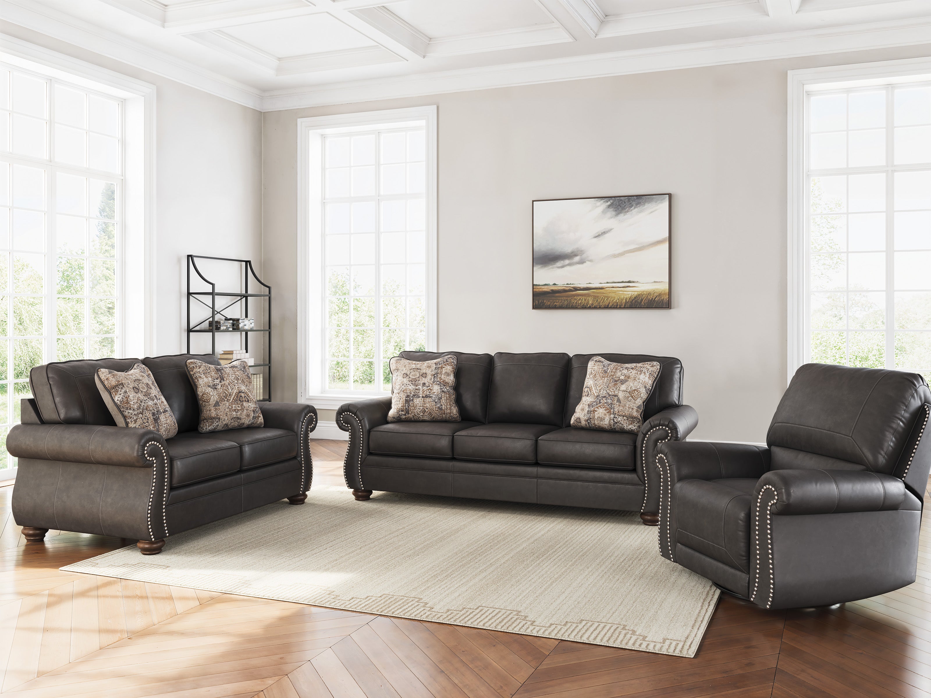 Sonoma 3+2+1 Sofa Package in Granite