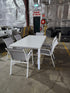 Icaria 7 piece outdoor dining setting - White