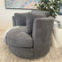 Cloud Soft Cuddle Chair In Grey Upholstery