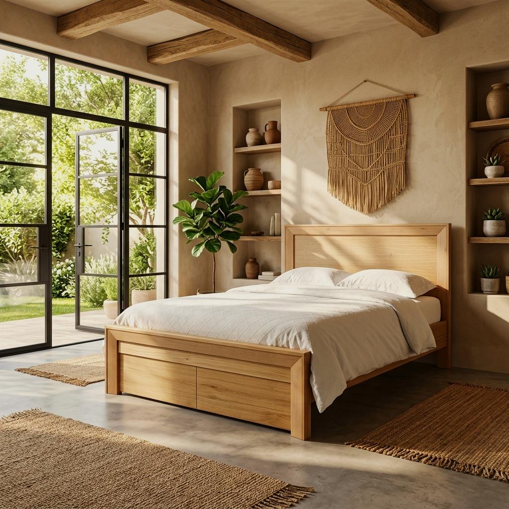 Ottawa Tasmanian Oak Bed Frame