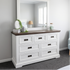 Hamptons Dressing Table With Mirror