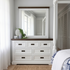 Hamptons Dressing Table With Mirror