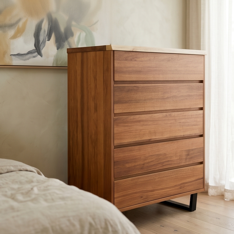 Highland 4 Piece Tallboy suite In Tasmanian Blackwood