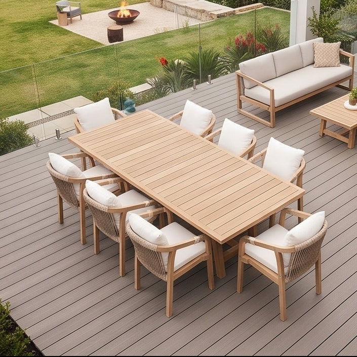 Replay 9 Piece Outdoor Dining Package