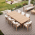 Replay 9 Piece Outdoor Dining Package