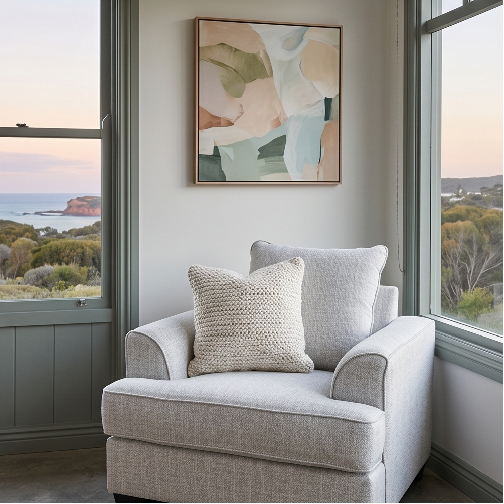 Pearce Accent Chair In Soft Grey