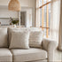 Remmy 2 Seater Sofa In Natural Grey